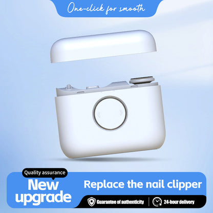 🎁 Kerst Pre-Sale! 2-in-1 Elektrische Nagelknipper & Polijstmachine