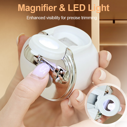 Elektrische nagelknipper met licht