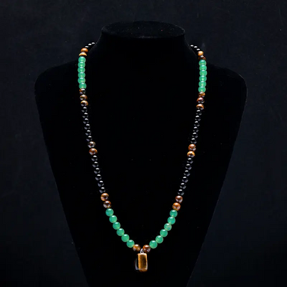 🎆 Nieuwjaarsdeal! Bohemian ketting met natuurlijke stenen