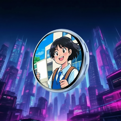 ✨ Laat je stijl spreken🔥 Nieuwjaarsactie: Slimme Digitale Badge met Touchscreen – 50% KORTING