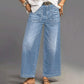 👖NU 50% KORTING! ✨ Casual damesjeans met hoge taille en wijde pijpen – flatterende pasvorm, comfortabel stretchmateriaal en moeiteloze stijl 👖