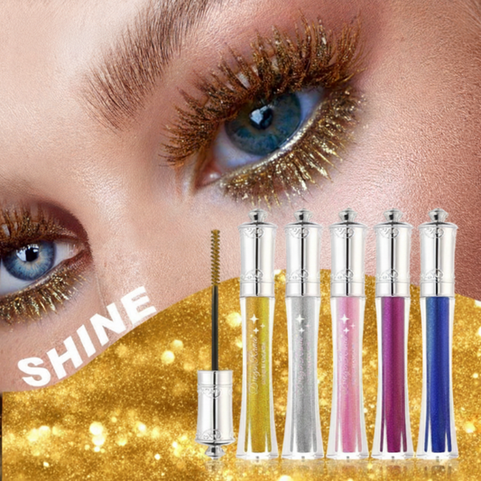 🌈 Waterproof Glitter Mascara – Durf Op te Vallen