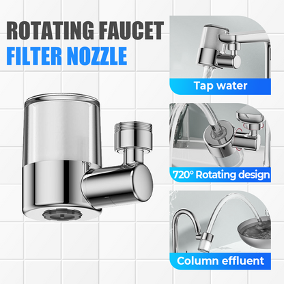 🌍 Bespaar Water Zonder Comfort te Verliezen!✨Universal 720° Rotating Faucet Filter Nozzle Set