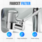 🌍 Bespaar Water Zonder Comfort te Verliezen!✨Universal 720° Rotating Faucet Filter Nozzle Set