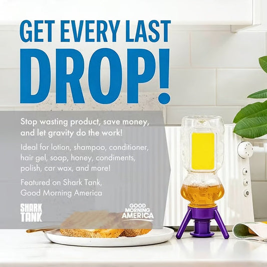 🧴 Slimme Omgekeerde Flesdop – Geen Verspilling Meer